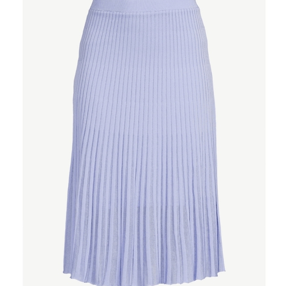 Scoop Women's Stripe Knit Midi Skirt - Picture 5 of 5